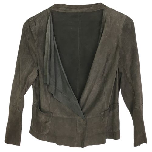 Leather jackets Suede for Female 40 FR