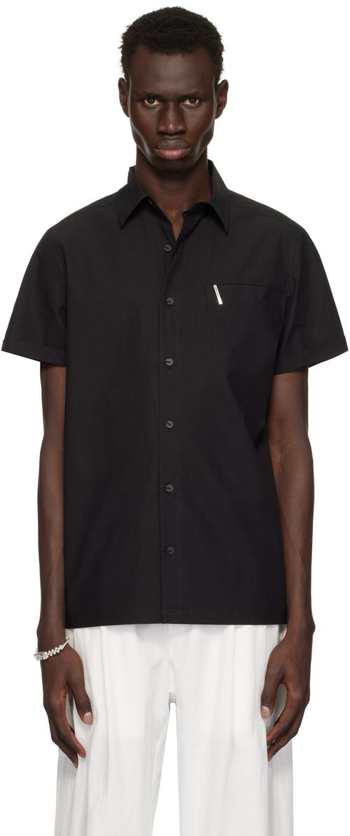 HYEIN SEO Black Pin Short Sleeve Shirt