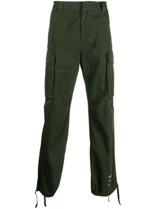 Straight-leg cargo trousers