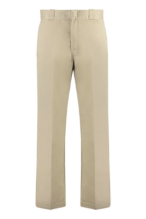 Cotton-Blend Chinos — Khaki