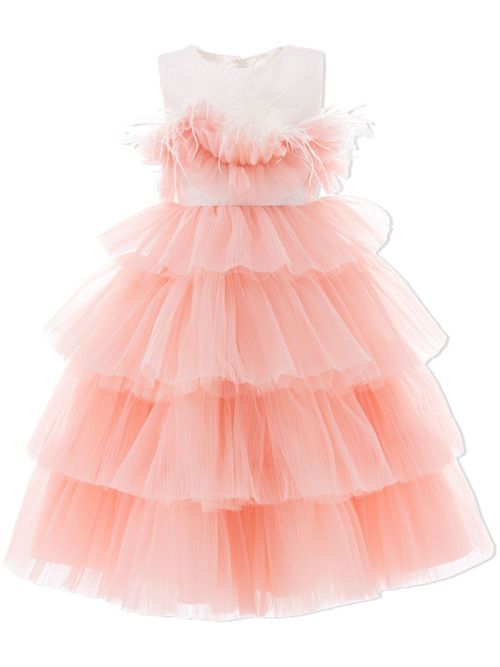 Madera tiered dress - Pink