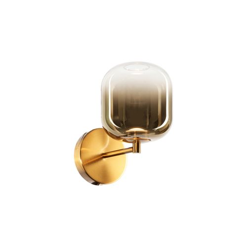 Aged Gold Brass Wall Sconce from the Refrax Collection
