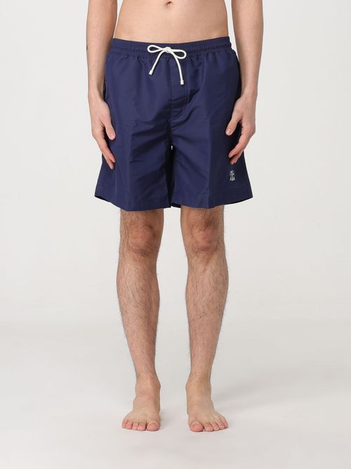 Swimsuit Men color Navy