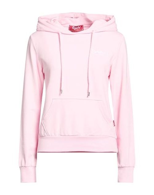 Woman Sweatshirt Pink Size S Cotton, Elastane