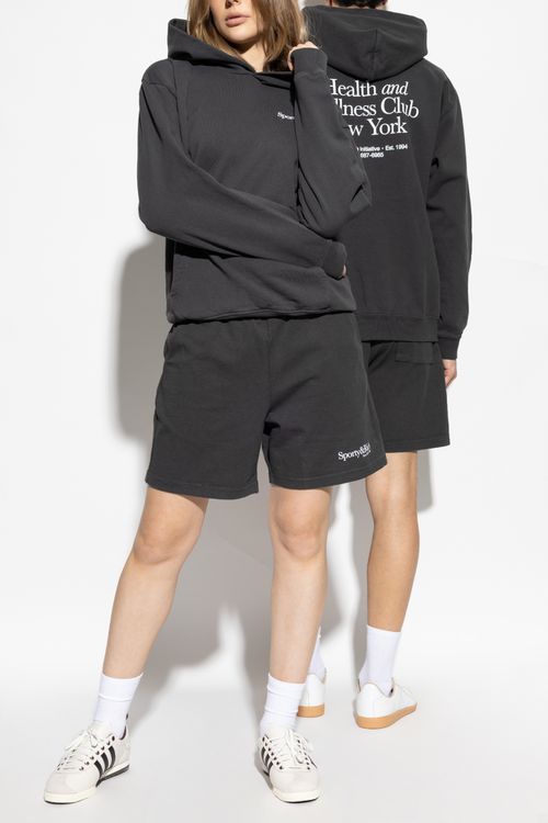 Sporty & Rich Hoodie "HWCNY", Unisex, Black
