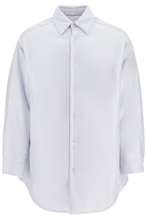 Overshirt Imbottita A Righe