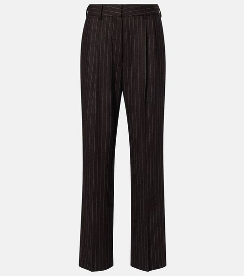 Blazé Milano Fox wool and cashmere straight pants
