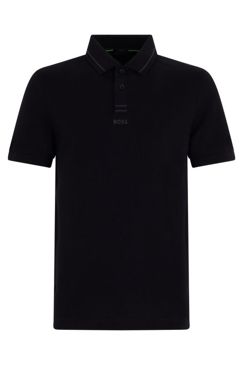 Black Shirt Collar Polos