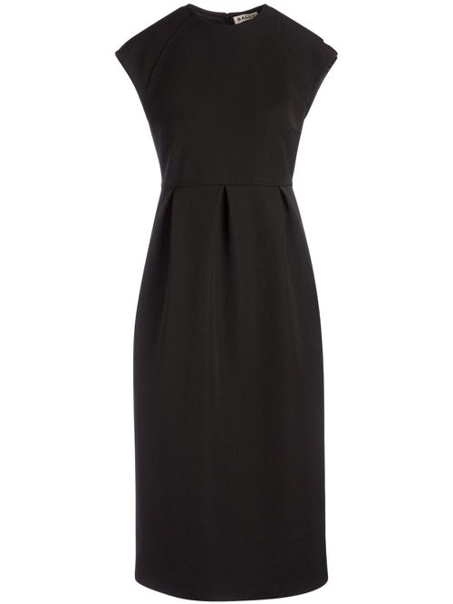 Gathered mini dress - Black