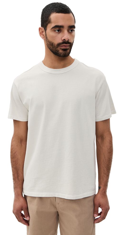 Save Khaki Organic Recycled Jersey Phys Ed Tee Salt