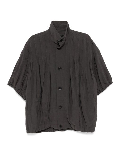 Polydart half-sleeved jacket - Grey