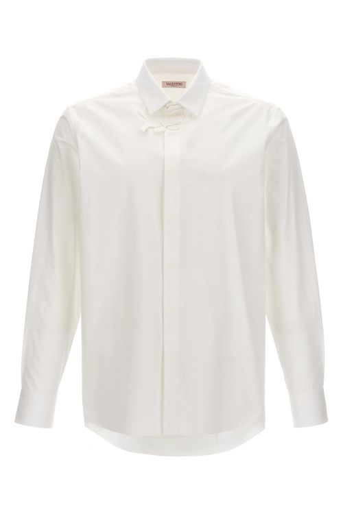 Valentino Shirt With Flower Patch