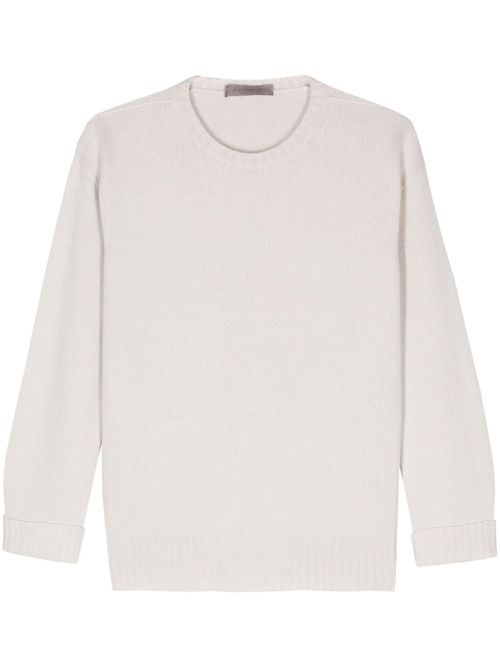 Ribbed-knit sweater - Neutrals