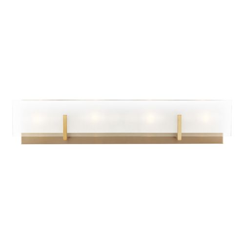 Syll 4-Light Bathroom Vanity Light in Satin Bra