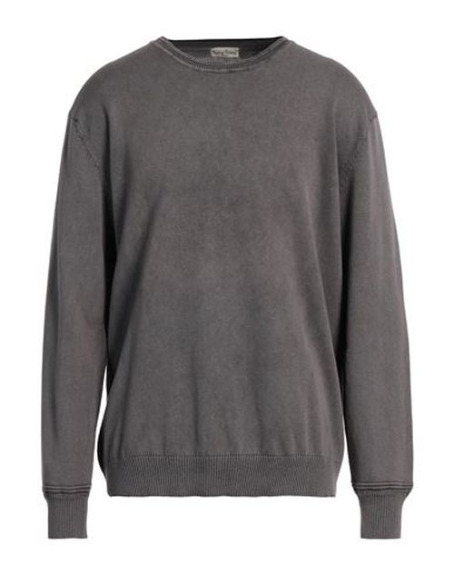 Cashmere Company Man Sweater Lead Size 40 Cotton, Linen