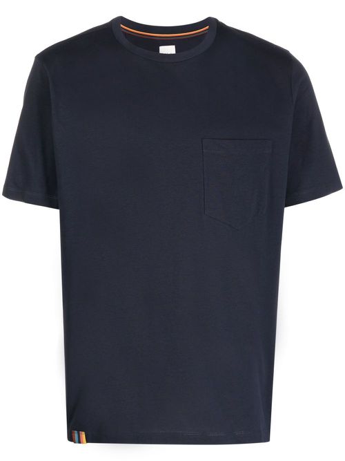 Chest-pocket T-shirt - Blue