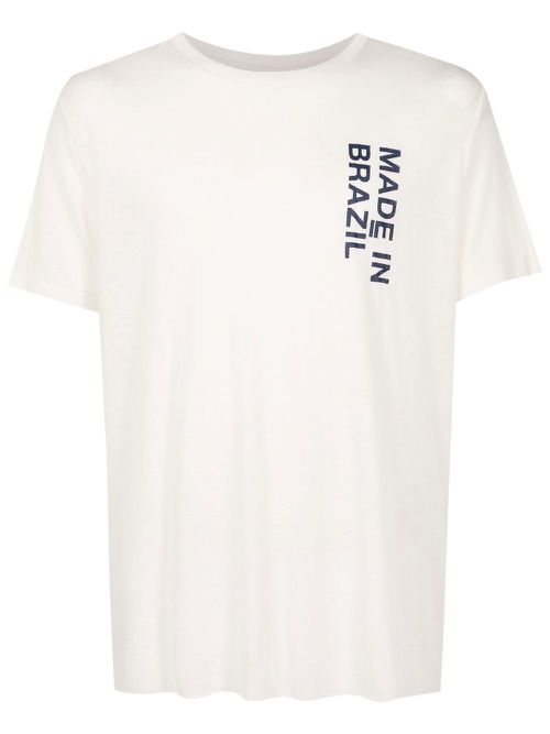 Made In Brazil print T-shirt - Neutrals