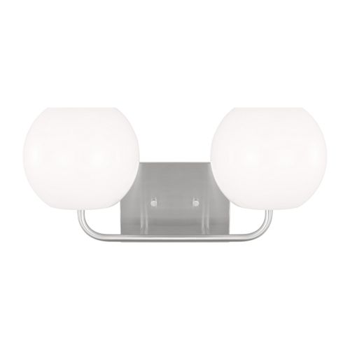 Brushed Steel Bathroom Vanity Light from the Rory Collection