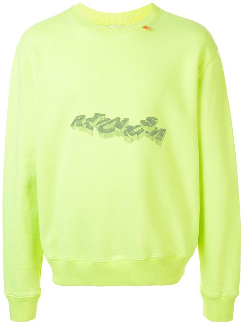 Arrows print sweatshirt - Yellow