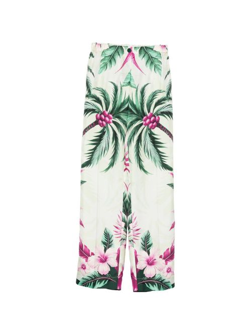Green Printed Trouser