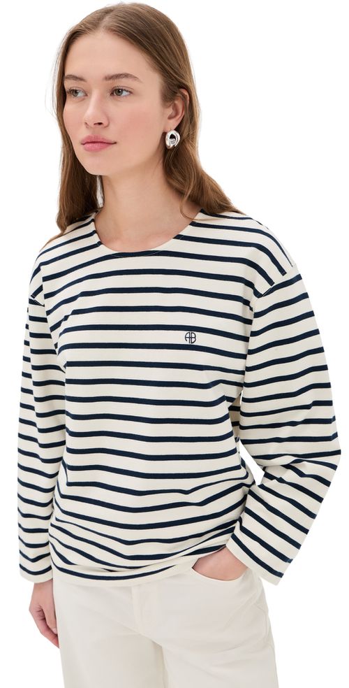 Newton Tee Navy Stripe