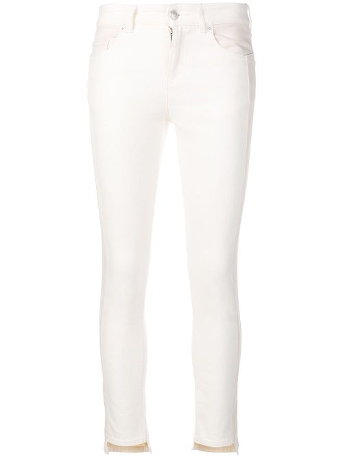 Panelled skinny jeans - Neutrals