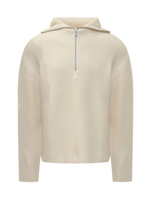 Logo-Embellished Merino Wool Sweatshirt