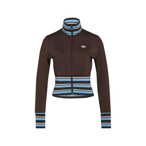 Vintage Track Top High Knitted Ribs