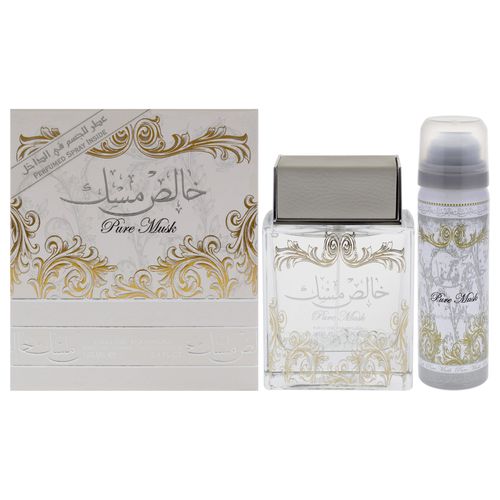 Pure Musk by for Men - 2 Pc Gift Set 3.4oz EDP Spray, 1.7oz Perfumed Spray