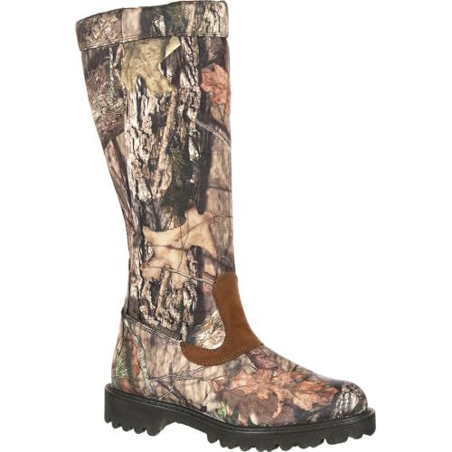 ROCKY Low Country Waterproof Snake Boot, Mossy Oak Break Up Country