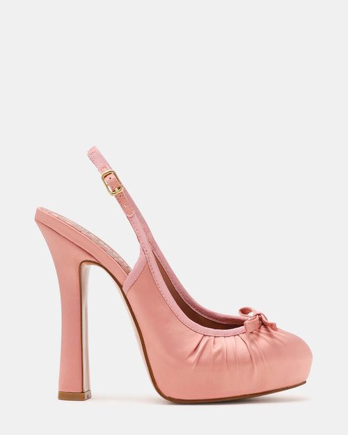 Steve Madden Women's Sofie Platform Heels - Blush Satin