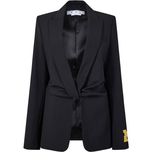 Off-White Womens Off White Duchesse Regular Fit Jacket in Black