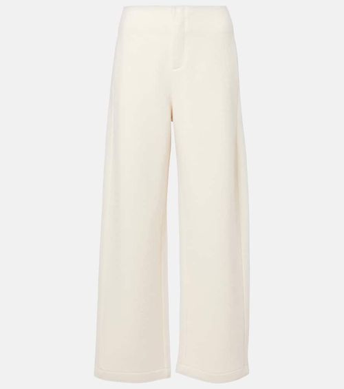 Arca cashmere and wool wide-leg pants