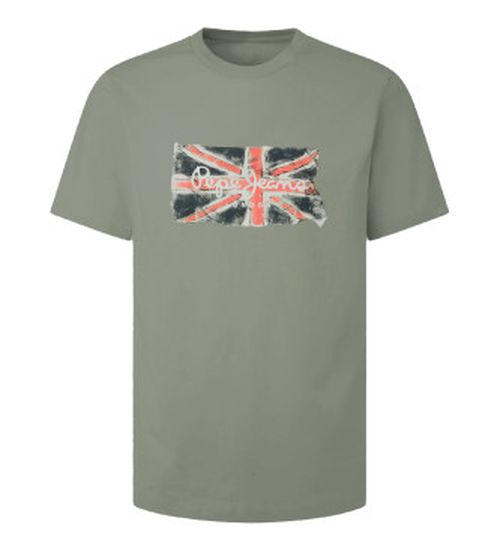 Pepe Jeans for man. PM509384 Clag green T-shirt (L), Casual, Cotton, Short sleeve