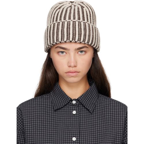 Beige & Gray Stage Beanie