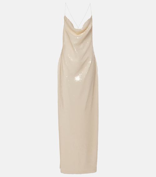 Magda Butrym Sequined open-back gown