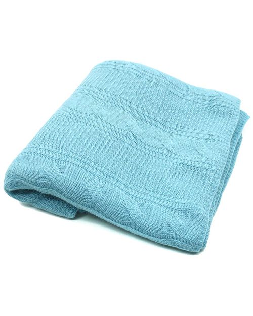 Cable Knit & Ribbed Throw