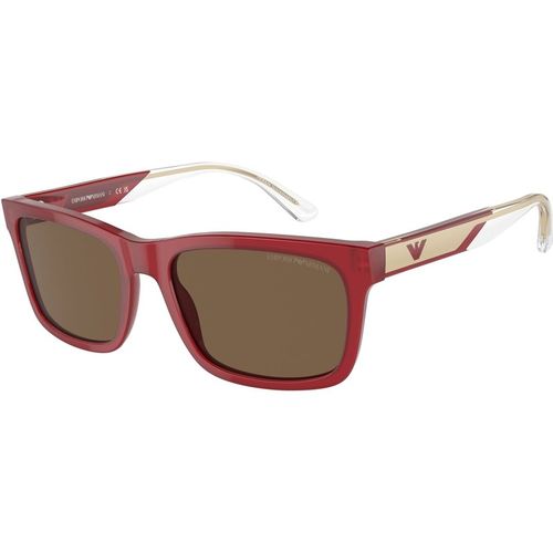 Emporio Armani Man Emporio Armani EA4224 609373 Sunglasses Acetate Red Brown Squared Norma