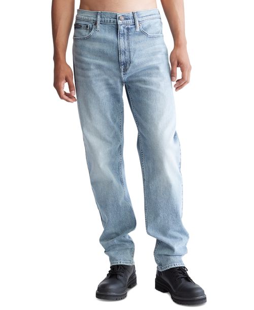 Men's Standard Straight-Fit Stretch Jeans - Limelight
