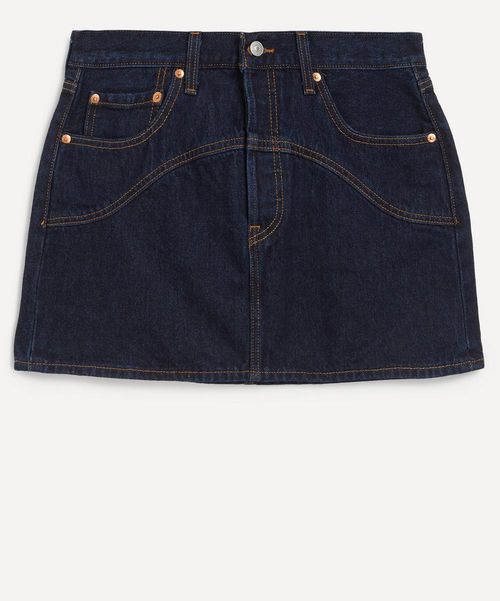 Women's Western Icon Denim Mini Skirt Dream Nice Dreams 25