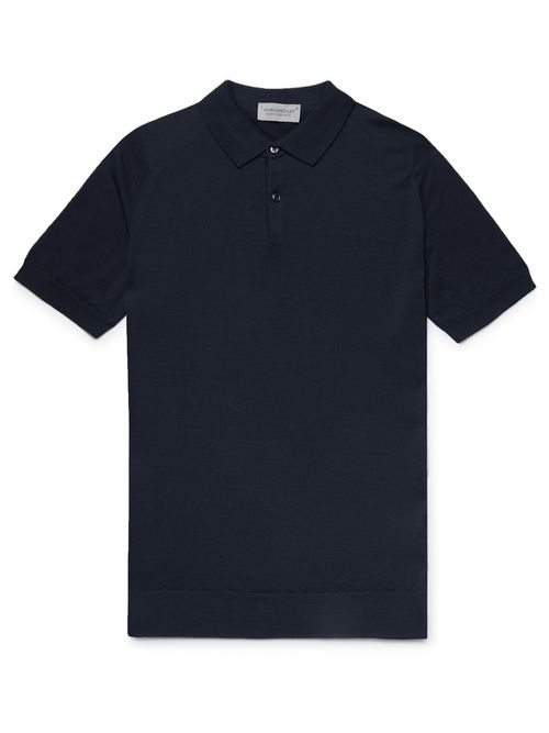 Payton Slim-Fit Wool Polo Shirt