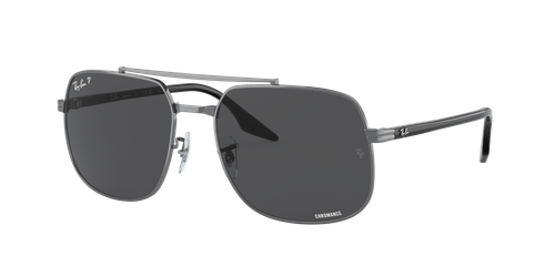 Ray-Ban Unisex Sunglass RB3699 - Frame color: Gunmetal, Lens color: Dark Grey