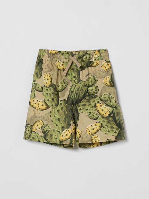 Shorts Kids color Yellow Cream