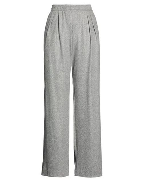 Woman Pants Grey Size L Polyester, Wool, Elastane