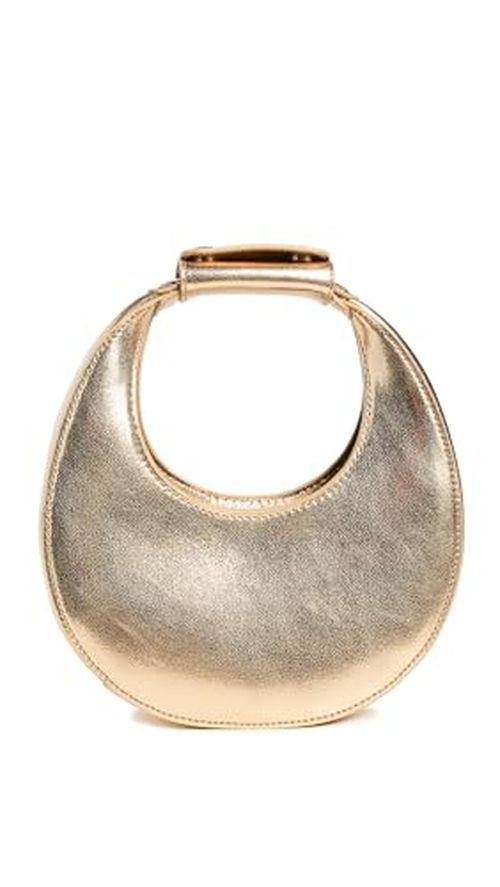 STAUD Women's Good Night Moon Bag, Gold, One Size