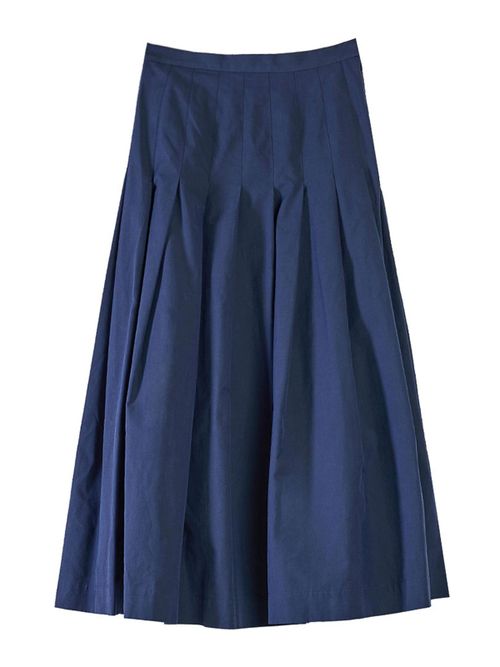 Long Pleated Skirt