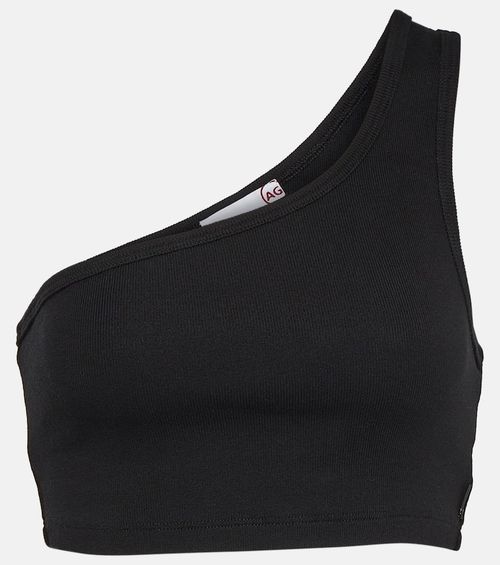 X EmRata Miranda cotton-blend crop top