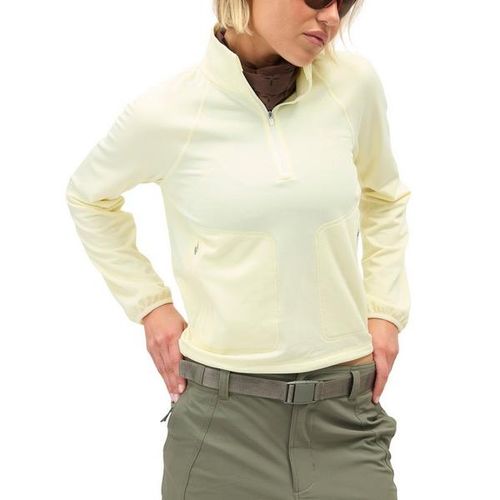 Women's Rebecca Lightweight Fleece 1/2 Zip Pullover Small Chardonnay