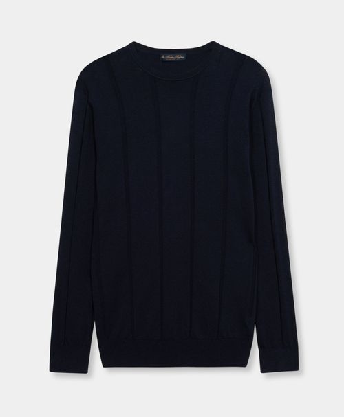 Crewneck Cotton-linen Sweater