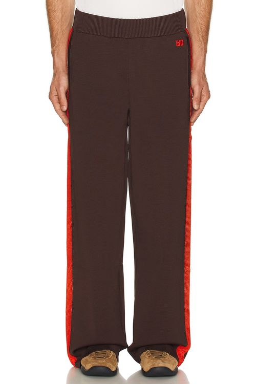 Wales Bonner Tide Track Pant in Brown